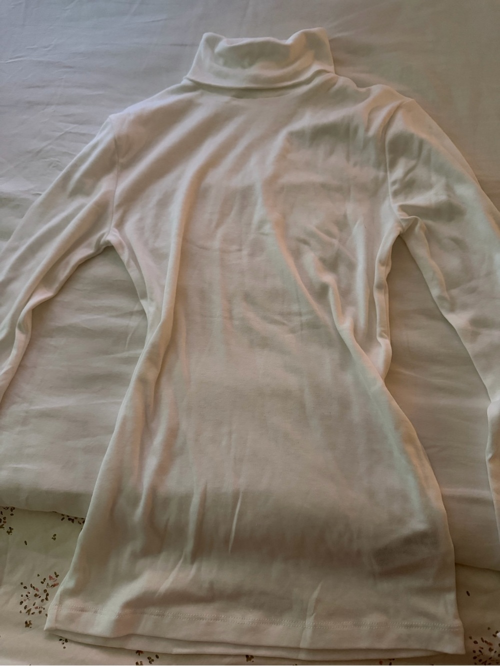 Splendid Classic White Ribbed Turtleneck Top Size S NWOT - Picture 7 of 9